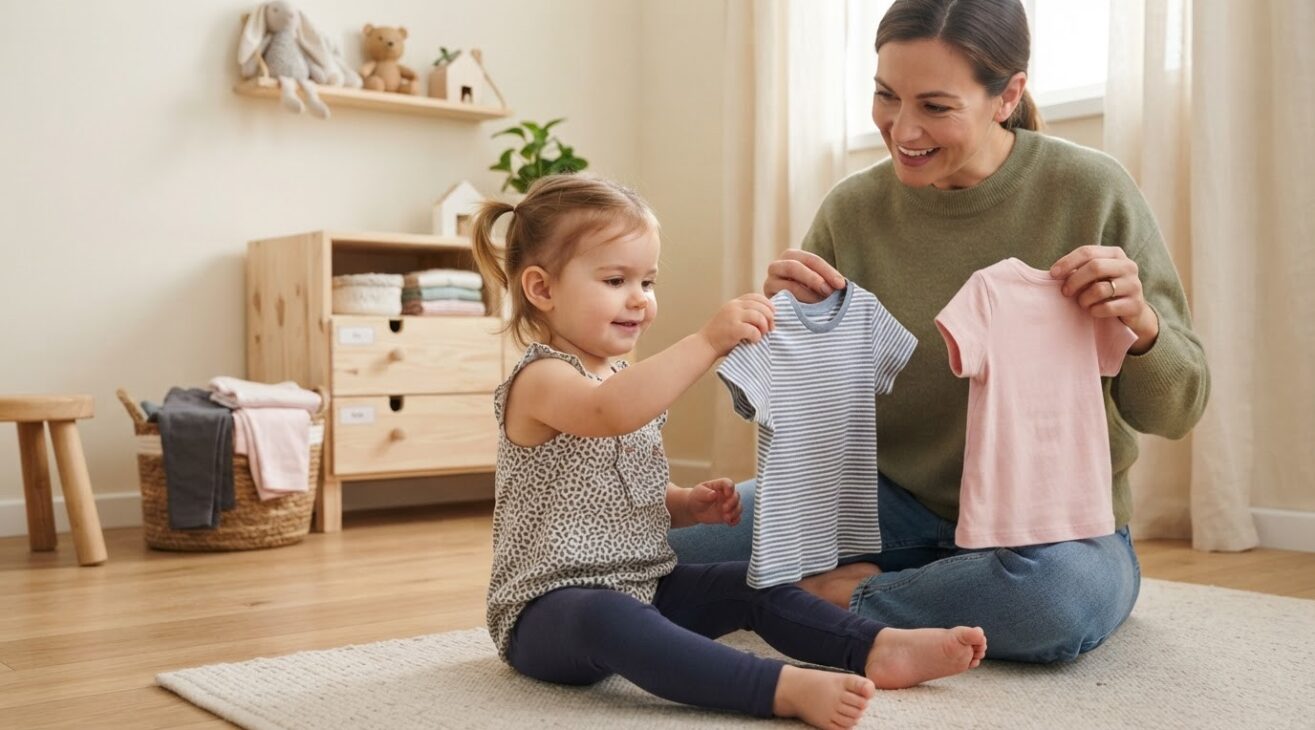 Dressing & Clothing with a Choice-and-Do Routine for 2-Year-Old Toddlers