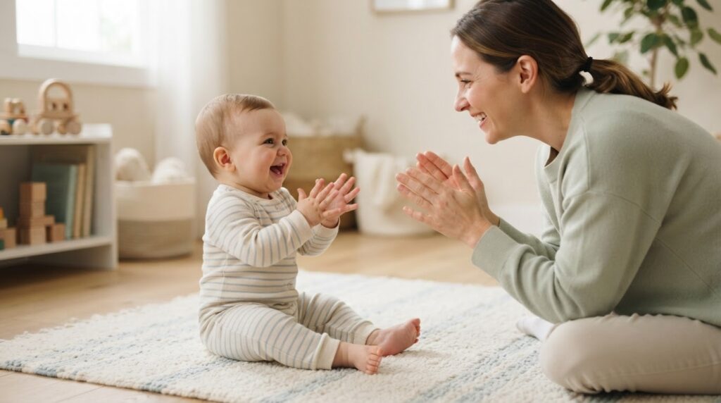 Action Songs for 7-9-Month-Old Babies: Copy-My-Beat Game