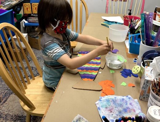 garage art workshop for kids