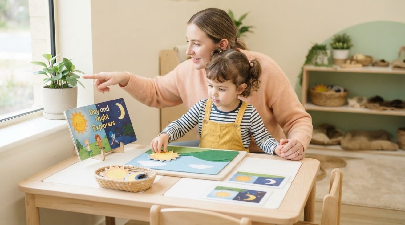 Day, Night & Sky for 4-Year-Old Preschoolers: Nature Story Connection