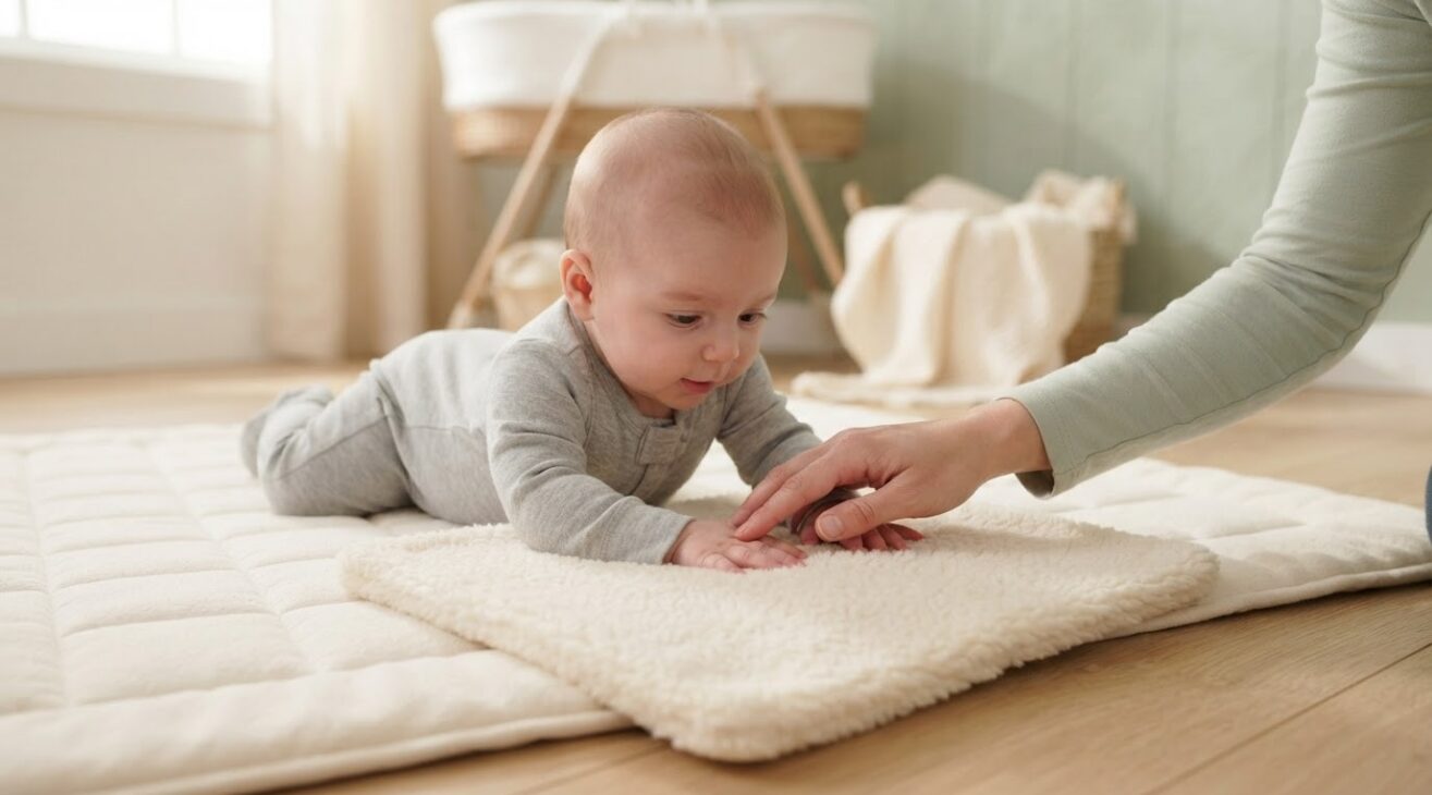 Sensory Textures for 0-3-Month-Old Babies: Sensory-and-Motor Setup