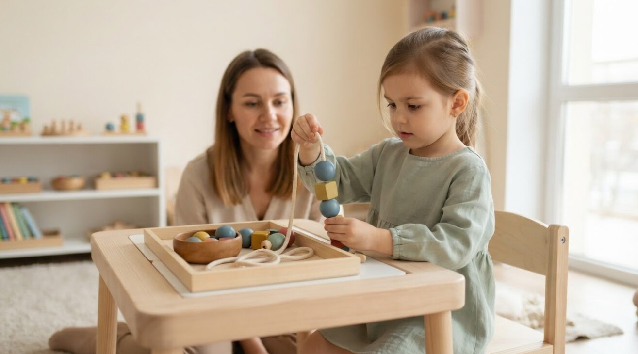 Hand-Eye Coordination for 5-Year-Old Children: Tabletop Skill Game