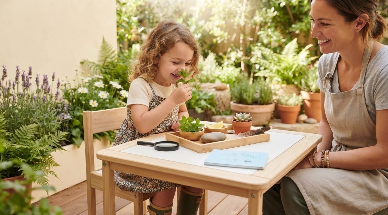 Five Senses with a Tiny Scientist Challenge for 5-Year-Old Children