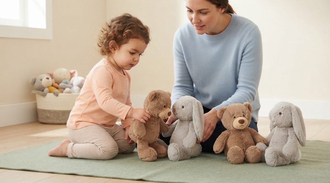 Feelings Vocabulary with a Toy-Friend Scenario for 2-Year-Old Toddlers
