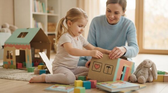 Try-It-Together Challenge empathy & kindness activity with a 5-year-old child