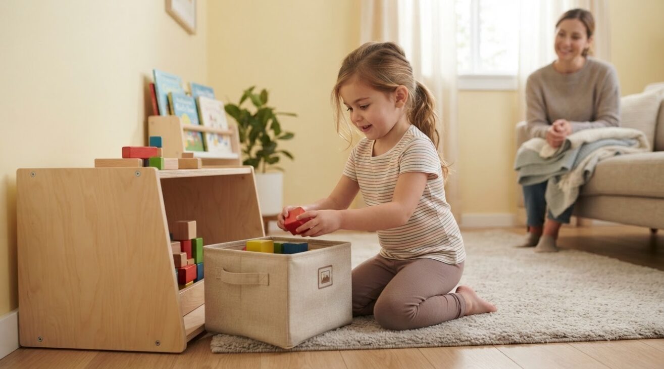 Cleanup & Putting Away with a Two-Minute Helper Job for 5-Year-Old Children