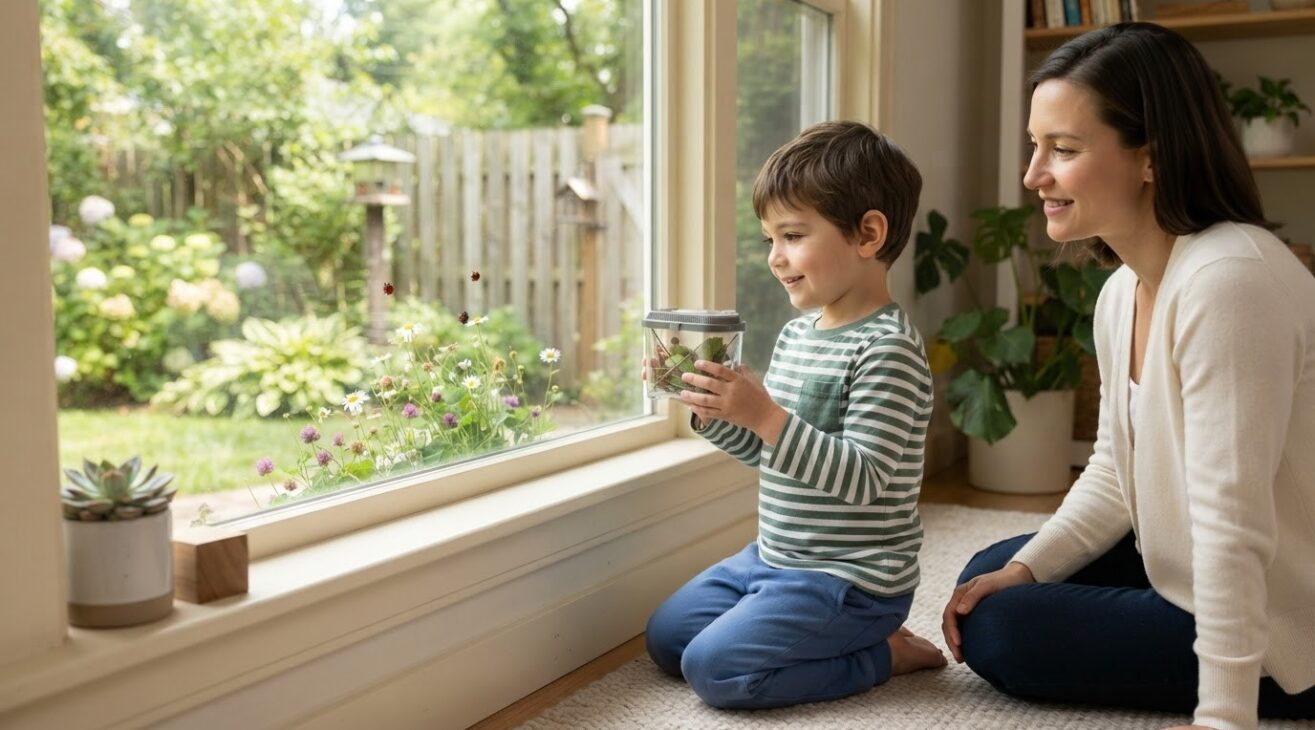 Bugs & Backyard Nature with a Window Watch for 5-Year-Old Children