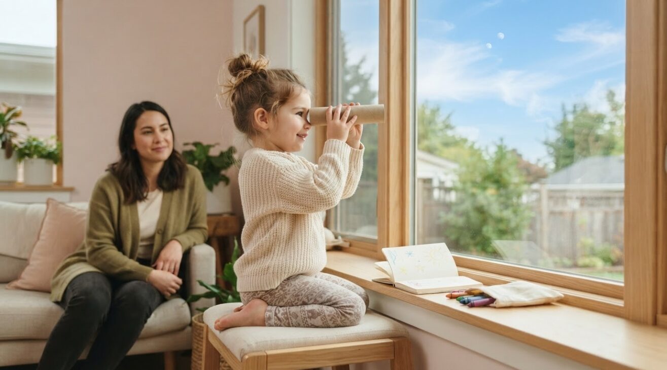 Space Basics for 4-Year-Old Preschoolers: Window Watch